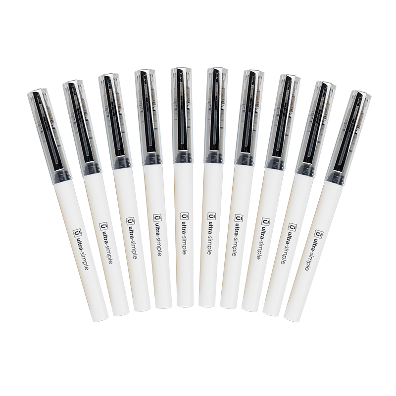 晨光（M&G）ARP57901 优品系列直液式全针管中性笔签字笔水笔 10支/盒 0.5mm黑色【单支】