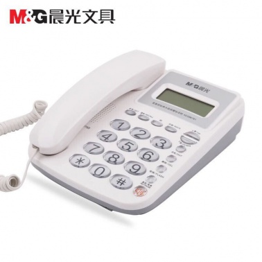 晨光（M&G）M&G AEQ96761 电话机 普惠型 经典水晶按键 白色 计价单位:部