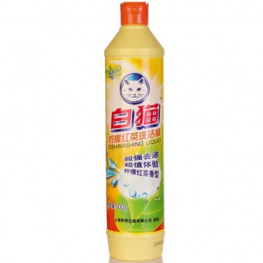 白猫 柠檬红茶洗洁精500g【瓶】