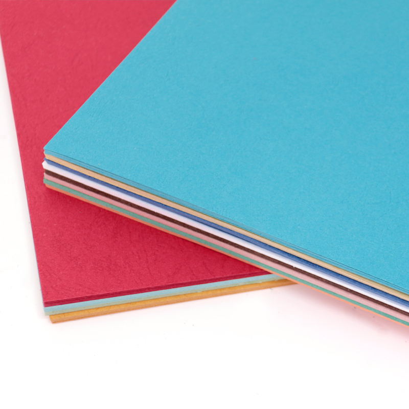 剪纸剪纸A4彩纸 皮纹纸装订标书封皮纸封面纸云彩纸彩色硬卡纸 多种颜色选择